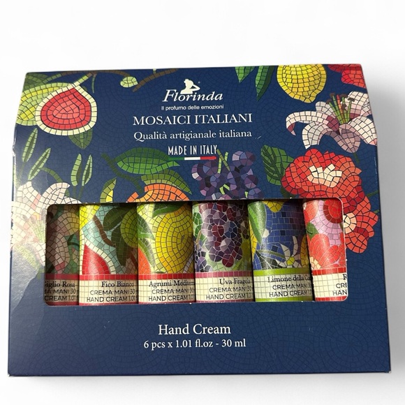 Florinda Mosaici Italiani Other - Mosaici Italiani Hand Cream Set - Made In Italy